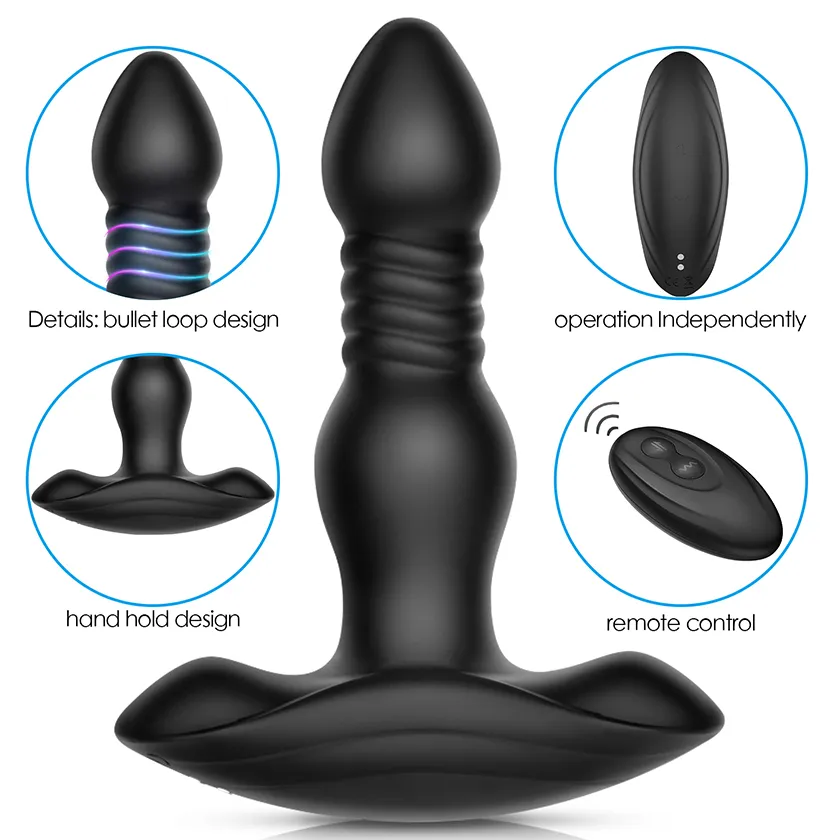 Persurs Remote Control and Thrusting Anal Vibator04